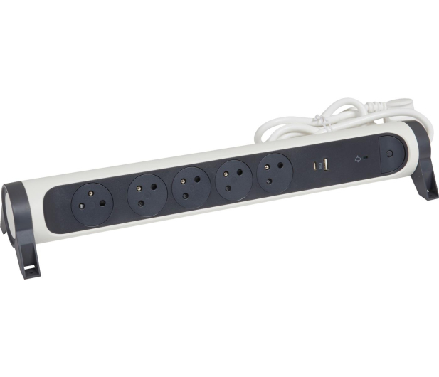 LEGRAND Przedłużacz ochronny - 5 gniazda, USB, USB-C, 1,5m 49421 - 1047770 - zdjęcie 2